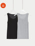 Marks & Spencer "2pk Thermal Pointelle Vests"